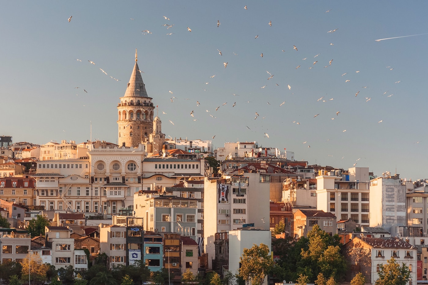 İstanbul Boğazı ve şehir silüeti
